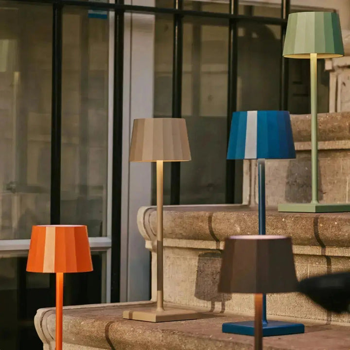 Wouter Sage Grøn genopladelig bordlampe