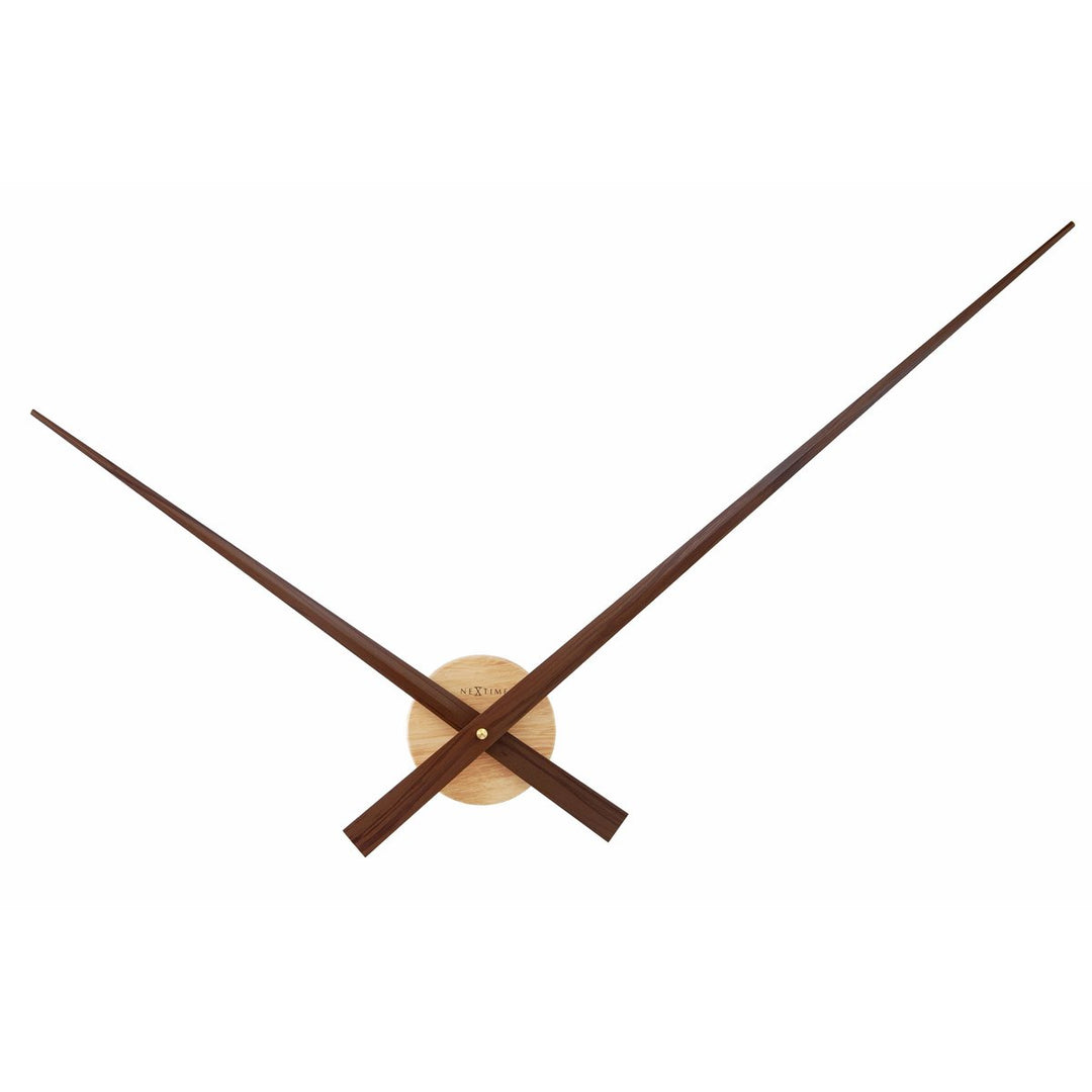 Stort vægur 85cm-Aluminium-NeXtime 'Hands'
