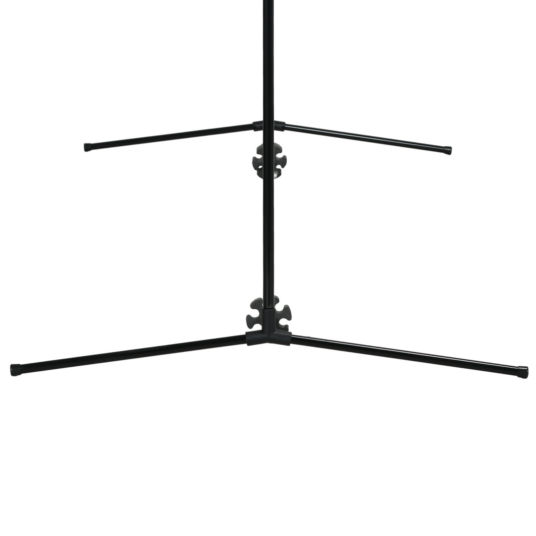 Badmintonnet, højdejusterbart, foldbart, med bæretaske, 3,10m, sort/blå