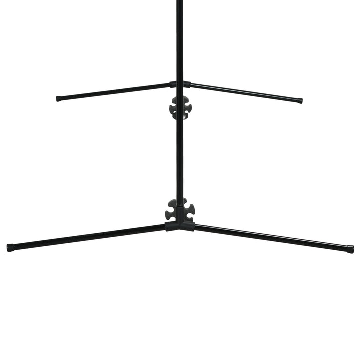 Badmintonnet, højdejusterbart, foldbart, med bæretaske, 3,10m, sort/blå