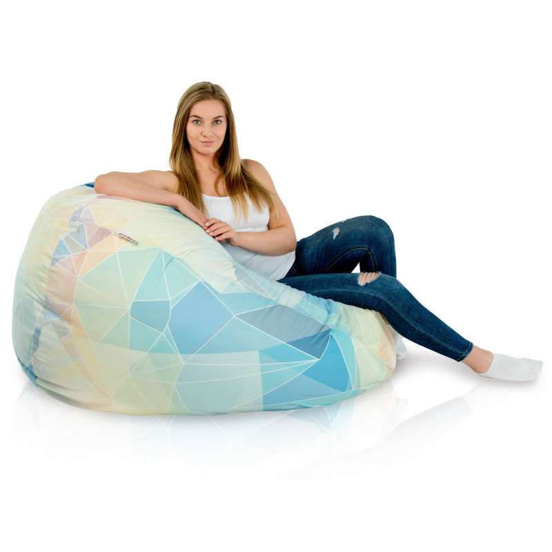 Giant Adult Bean Bag Chair XXL - Premium Printed Fabric