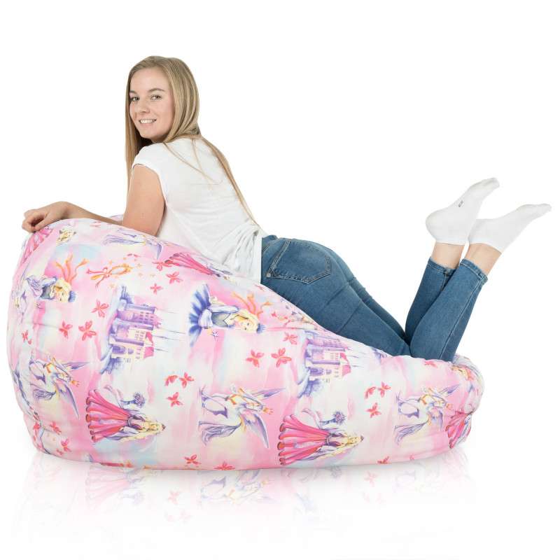 Giant Adult Bean Bag Chair XXL - Premium Printed Fabric