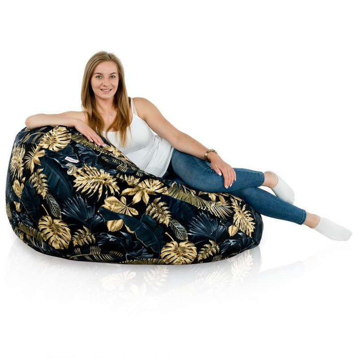 Giant Adult Bean Bag Chair XXL - Premium Printed Fabric