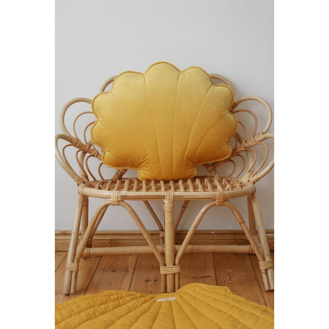 "Honey" Velvet Shell Pude