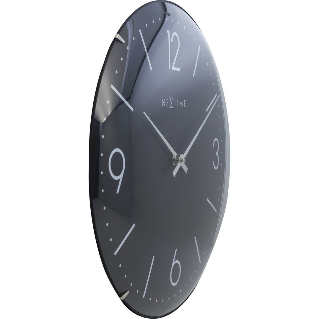 Vægur - 35 cm - Dome Glas - 'Basic Dome'