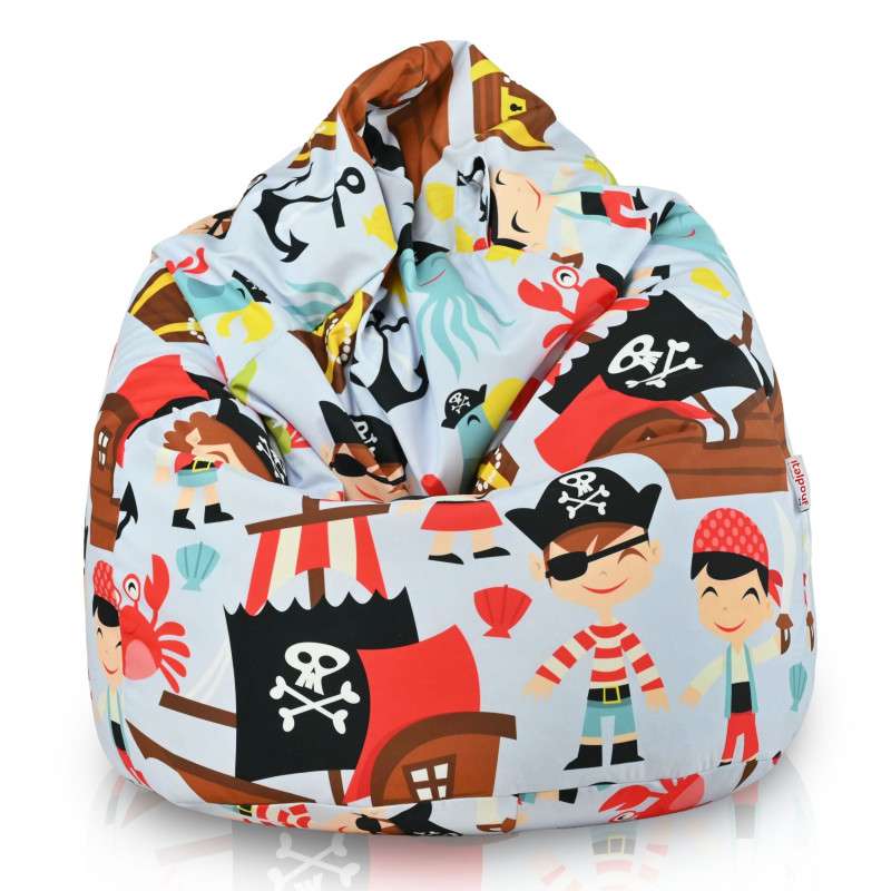 Kids Bean Bag Chair L - Premium Printed Fabric