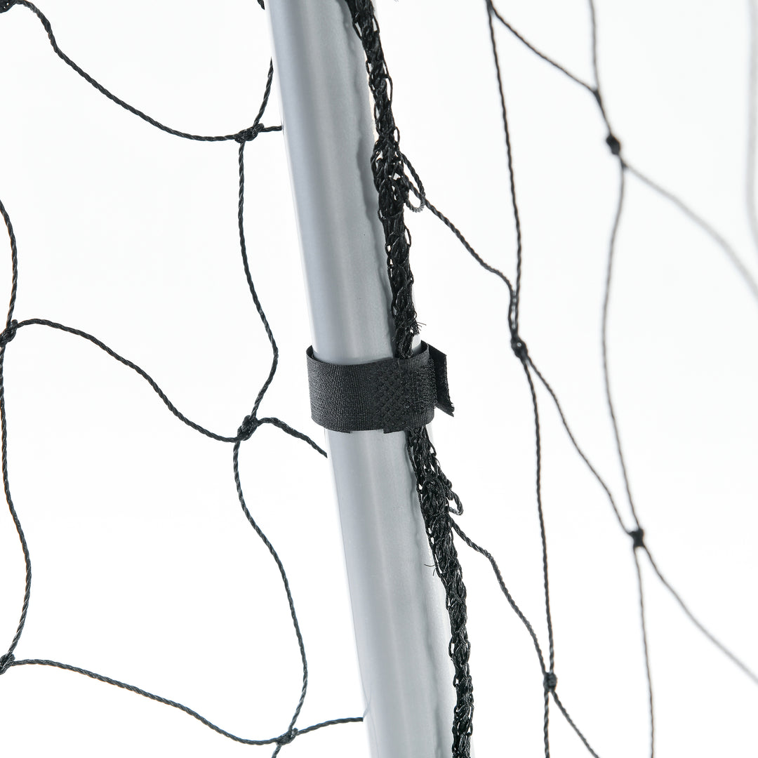 Fodboldmål, vejrbestandigt, robust net, stabil metalramme, nem montering, 300 x 200 x 120 cm