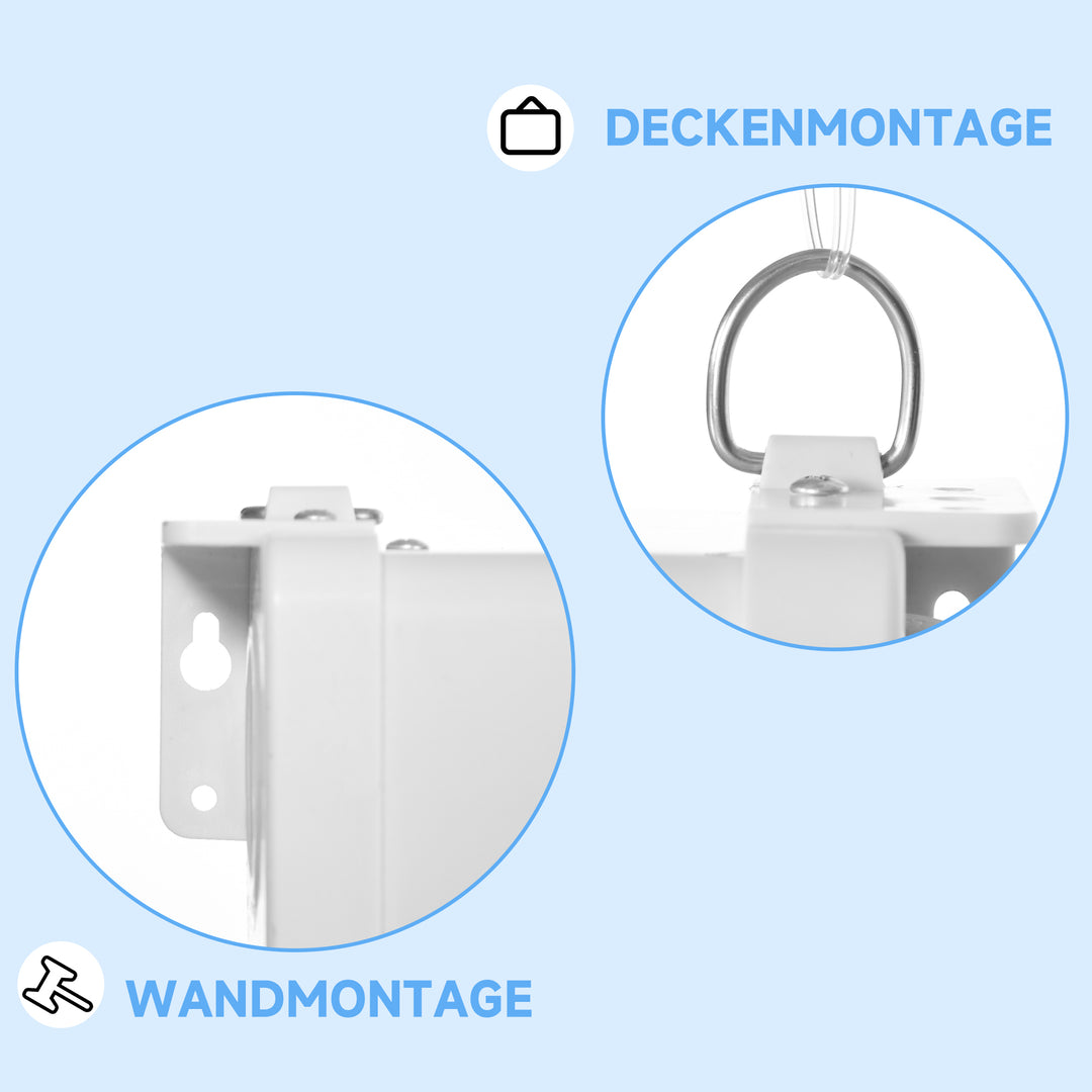 Projektorlærred, 16:9, 84 tommer, fjernbetjening, motor