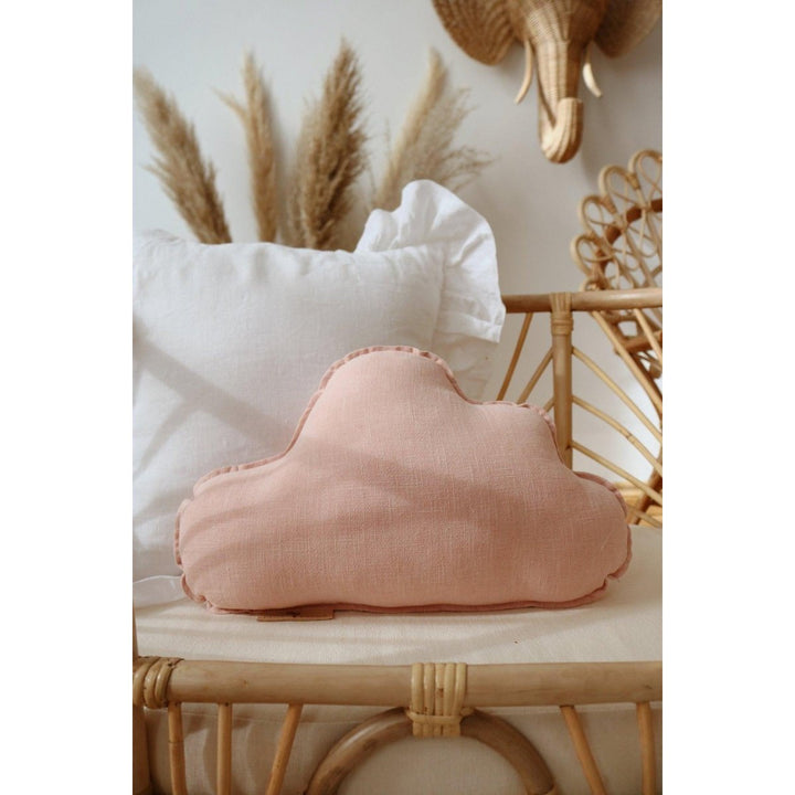 "Lys Pink" hør sky pude