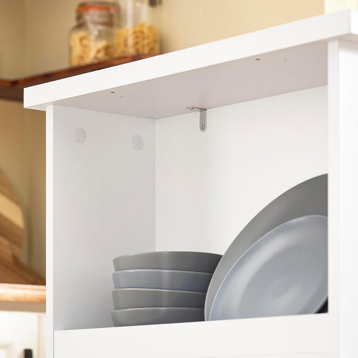 Udnyt pladsen optimalt med dette pladsbesparende, vægmonterede skrivebord i hvid (B100 x D40 x H60 cm)