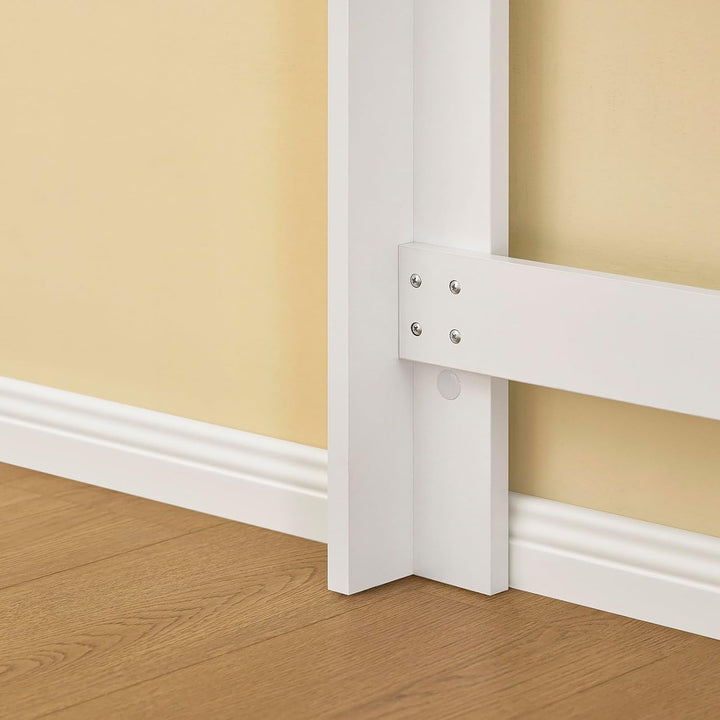 Udnyt pladsen optimalt med dette pladsbesparende, vægmonterede skrivebord i hvid (B100 x D40 x H60 cm)