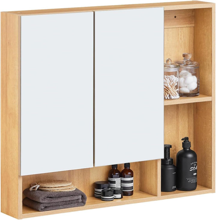 Spejlskab til badeværelset, B80 x H70 x D13 cm