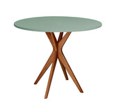 JUBI Rundt spisebord diam. 80cm Oak Sage Green