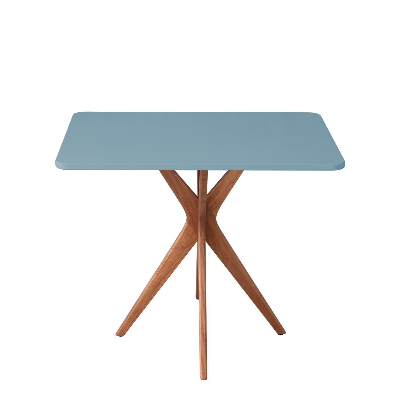 Rektangulært spisebord JUBI 55x80cm Oak Gentle Blue