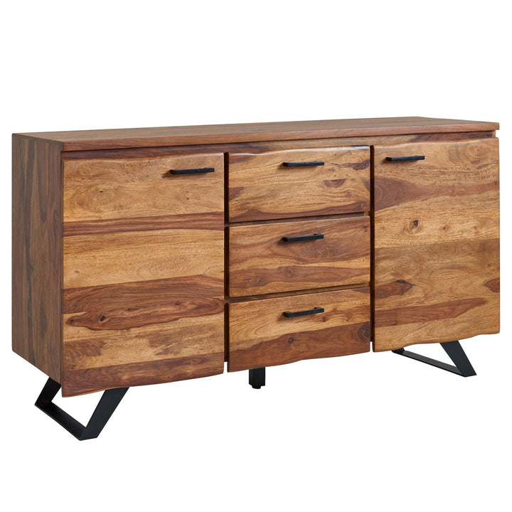 Skænk 145x82x45 cm massivt træ