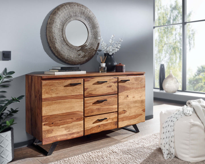 Skænk 145x82x45 cm massivt træ
