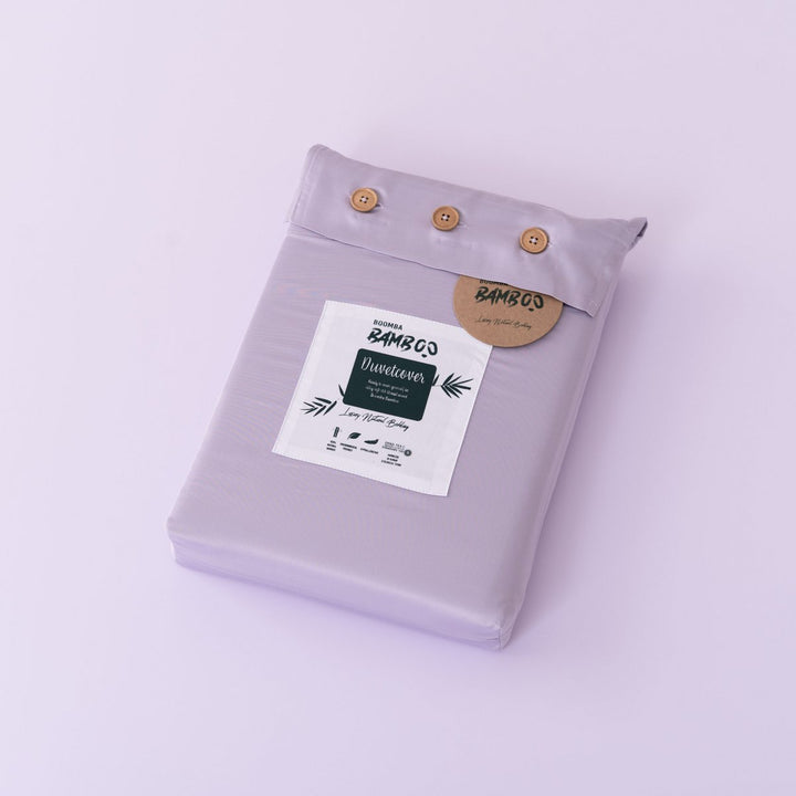 Syren Bambus Sengesæt 1-person - 400TC Tanboocel - Lavender Mist