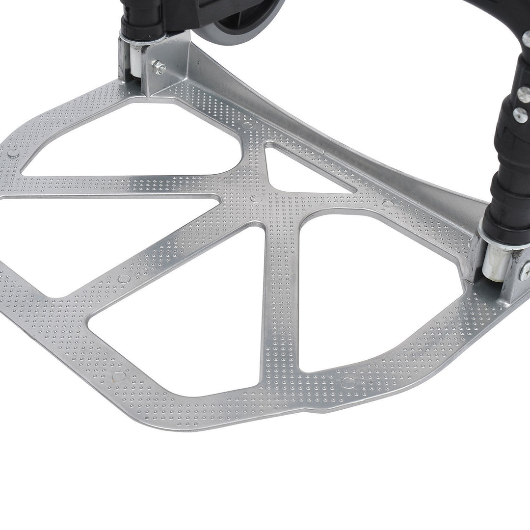 Sækkevogn i aluminium, foldbar transportvogn, sækkevogn, stablevogn, aluminium, maks. 70 kg lasteevne