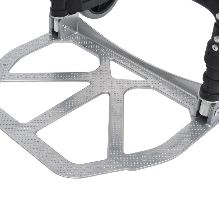 Sækkevogn i aluminium, foldbar transportvogn, sækkevogn, stablevogn, aluminium, maks. 70 kg lasteevne