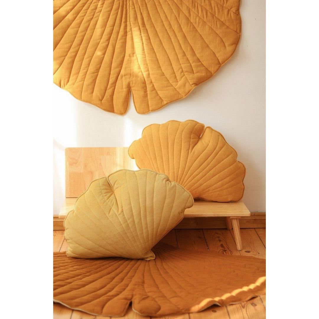 "Mango" linned Ginkgo Leaf Pude