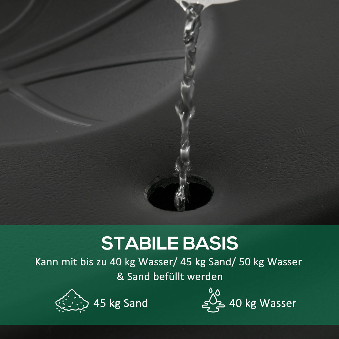 Basketballstativ med hjul, rullelig, 210-260 cm højdejusterbar, basketballkurv med stativ, egnet til indendørs og udendørs brug, stål, plastik, sort