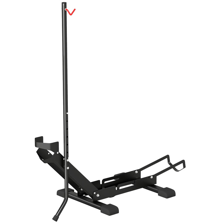 Cykelstativ i stål, 80 mm dækbredde 75 x 41 x 81h cm sort