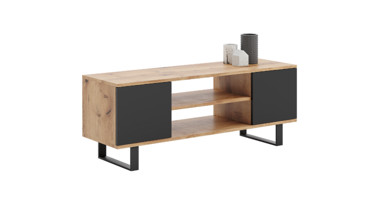 Focus RTV-skab 135 cm - loft eg håndværk/sort