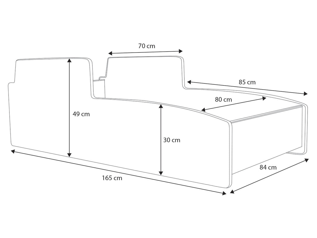 Traktor børneseng grøn 160x80