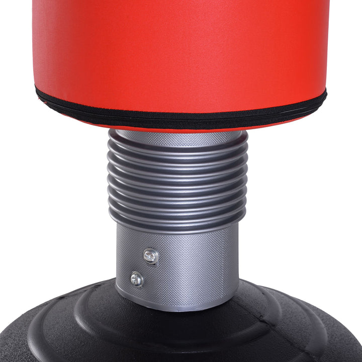 Stående boksesæk højdejusterbar med ophæng rød