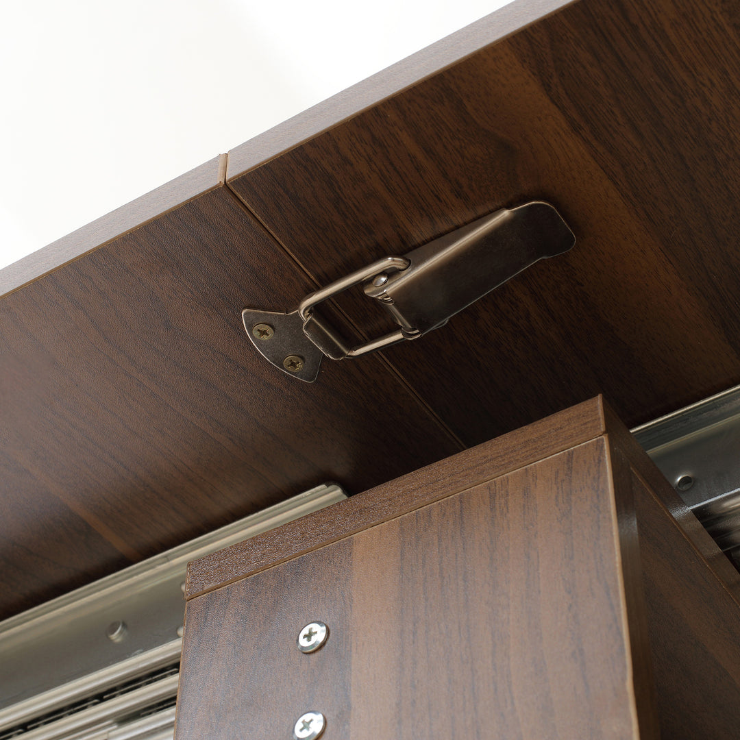 Foldbart spisebord udtrækkeligt spisebord spisebord, mobilt, moderne design, 180cm x 85cm x 75cm, brun