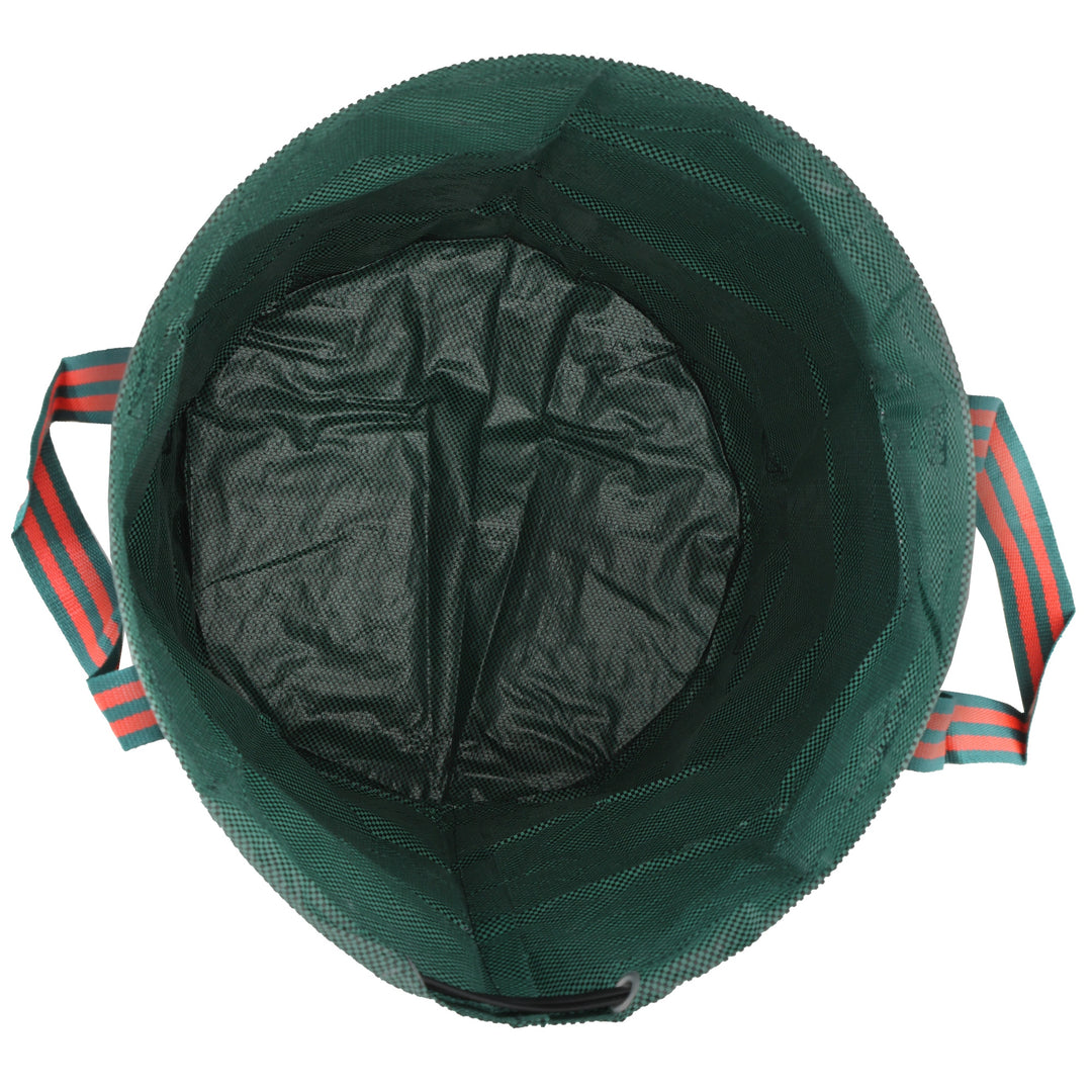 Havepose 3x272l vandtæt haveaffaldspose med håndtag, robust bladpose uv-beskyttelse grøn