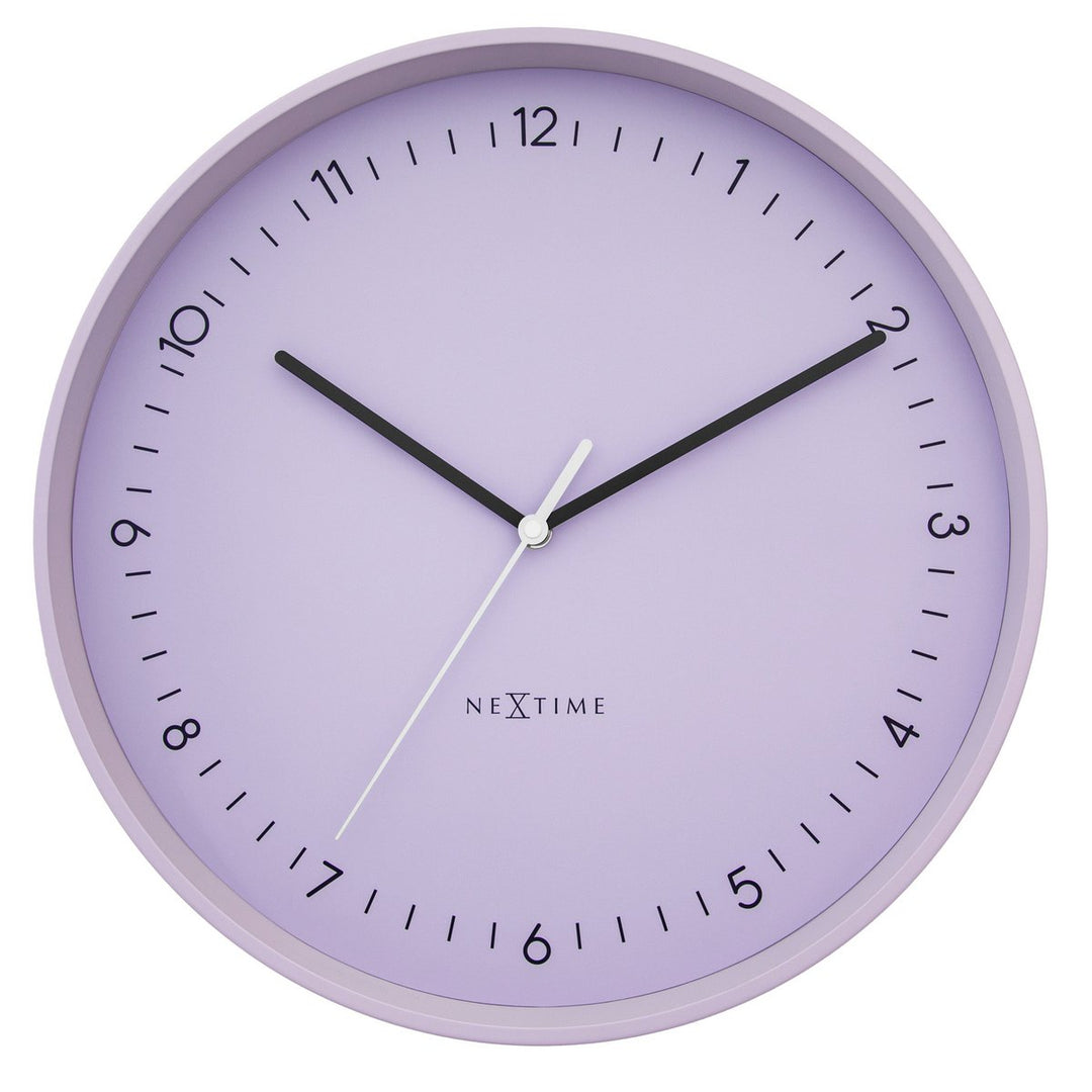 Vægur 40 cm-Silent-Metal-NeXtime 'Berlin L'