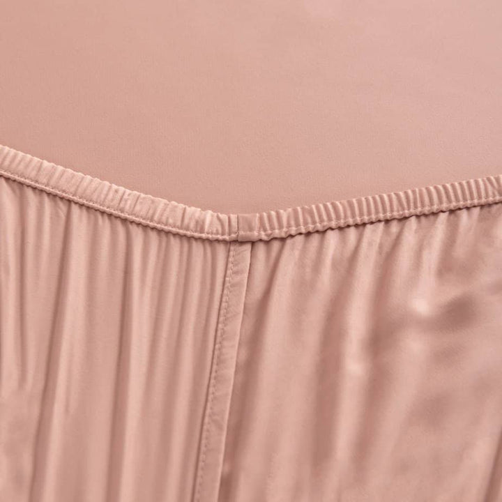 Pink bambus-lagen til premium topmadrasser – 400TC Tanboocel – 100 % bambus – Cuddle Pink