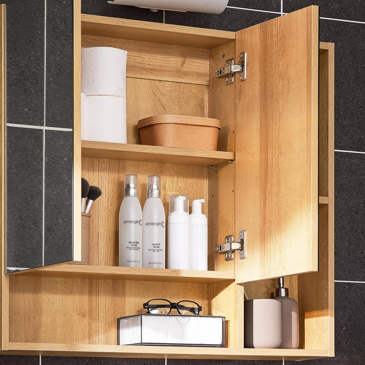 Spejlskab til badeværelset, B80 x H70 x D13 cm