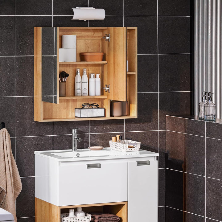 Spejlskab til badeværelset, B80 x H70 x D13 cm