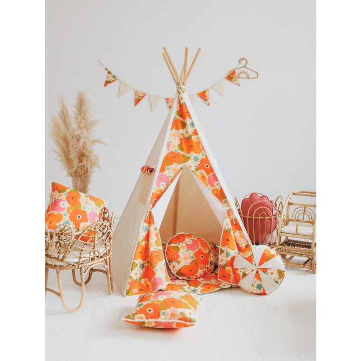 "Picnic med blomster" Pude