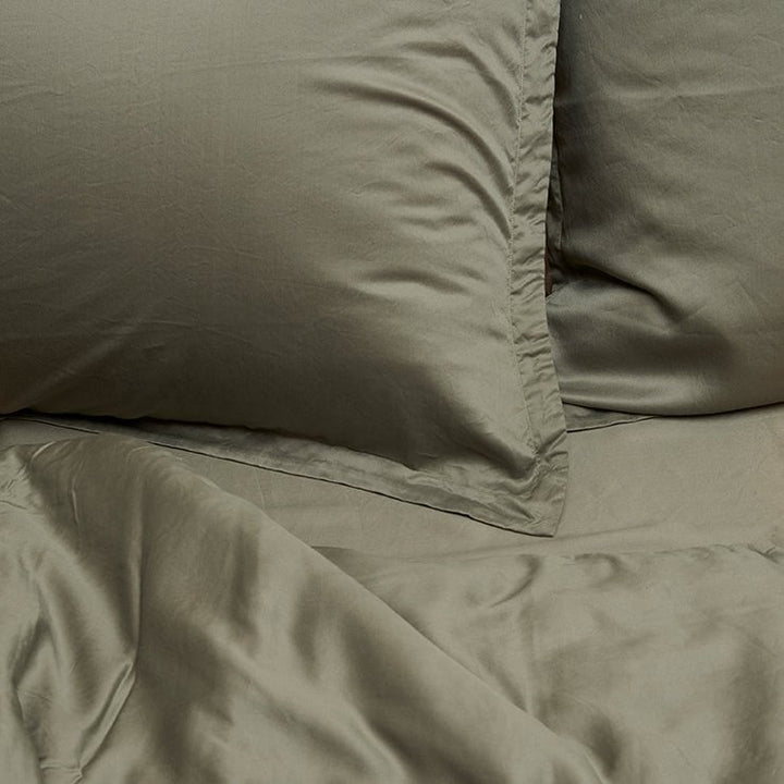Tencel ™ Twill Duvet Cover Olive Green