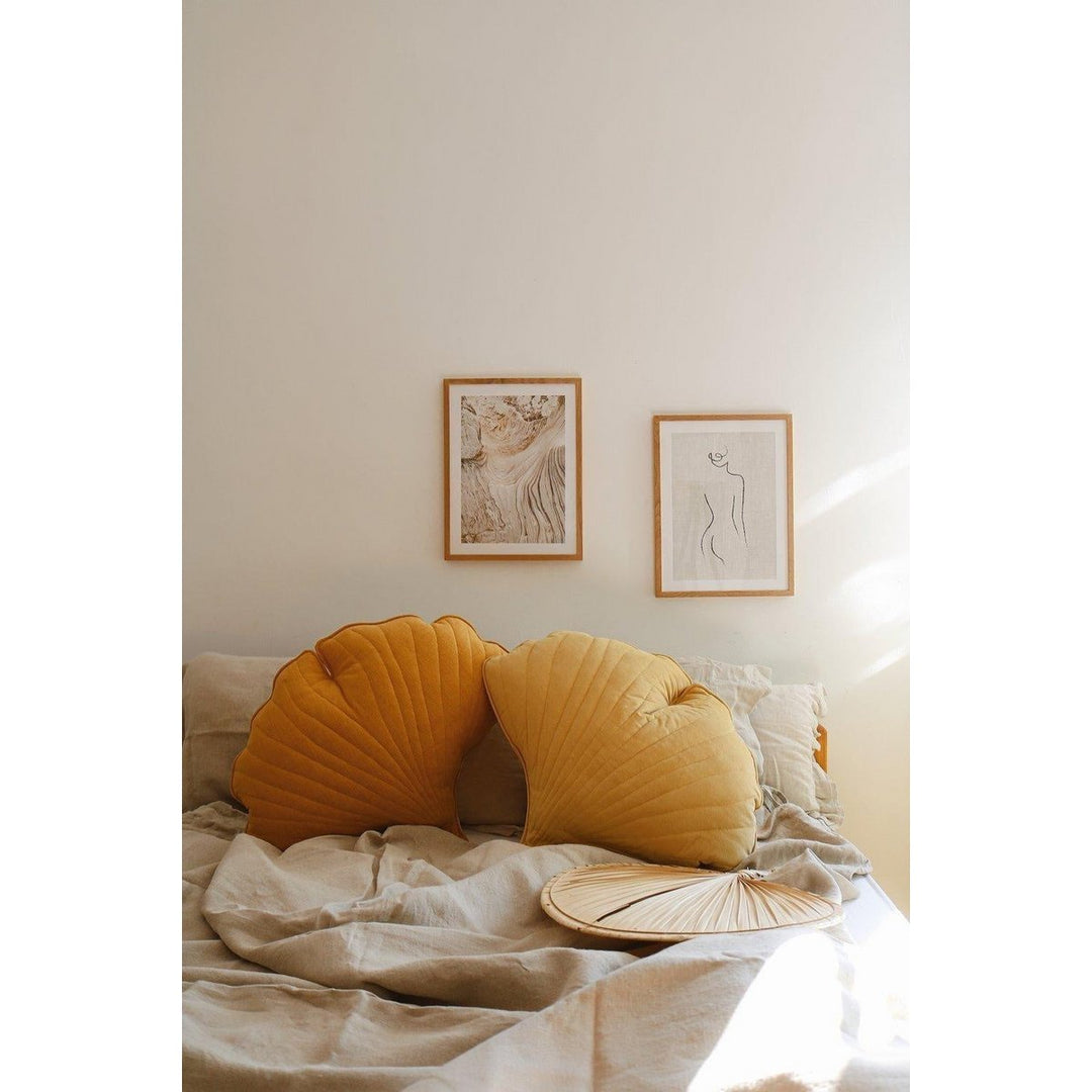 "Caramel" linned Ginkgo Leaf Pude
