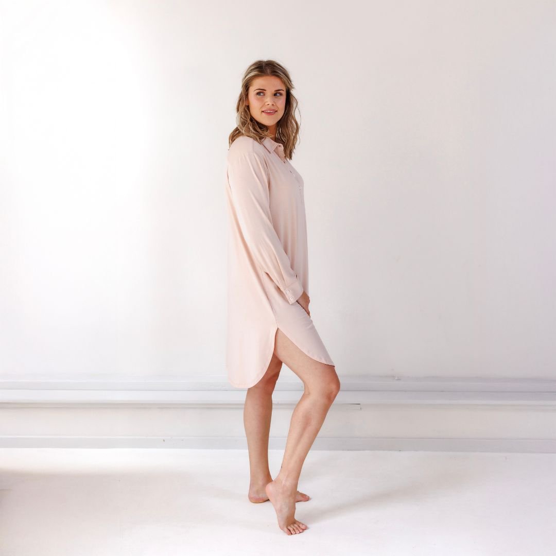 TENCEL™ Natkjole Dames Powder Peach
