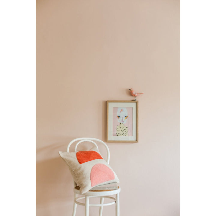 Mona Pillow-Cover Pink, Punch Nålbroderi