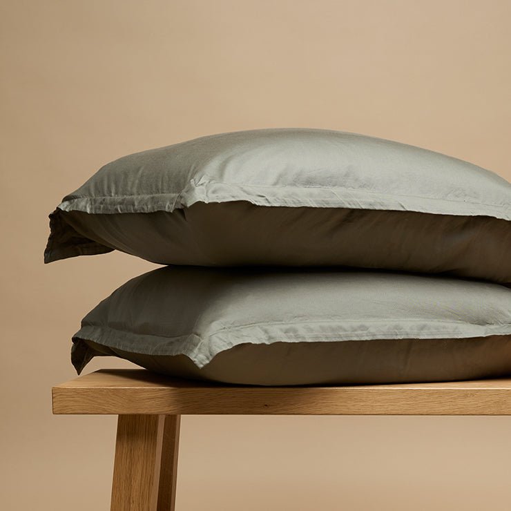 TENCEL™ Twill pudebetræk Olivengrøn