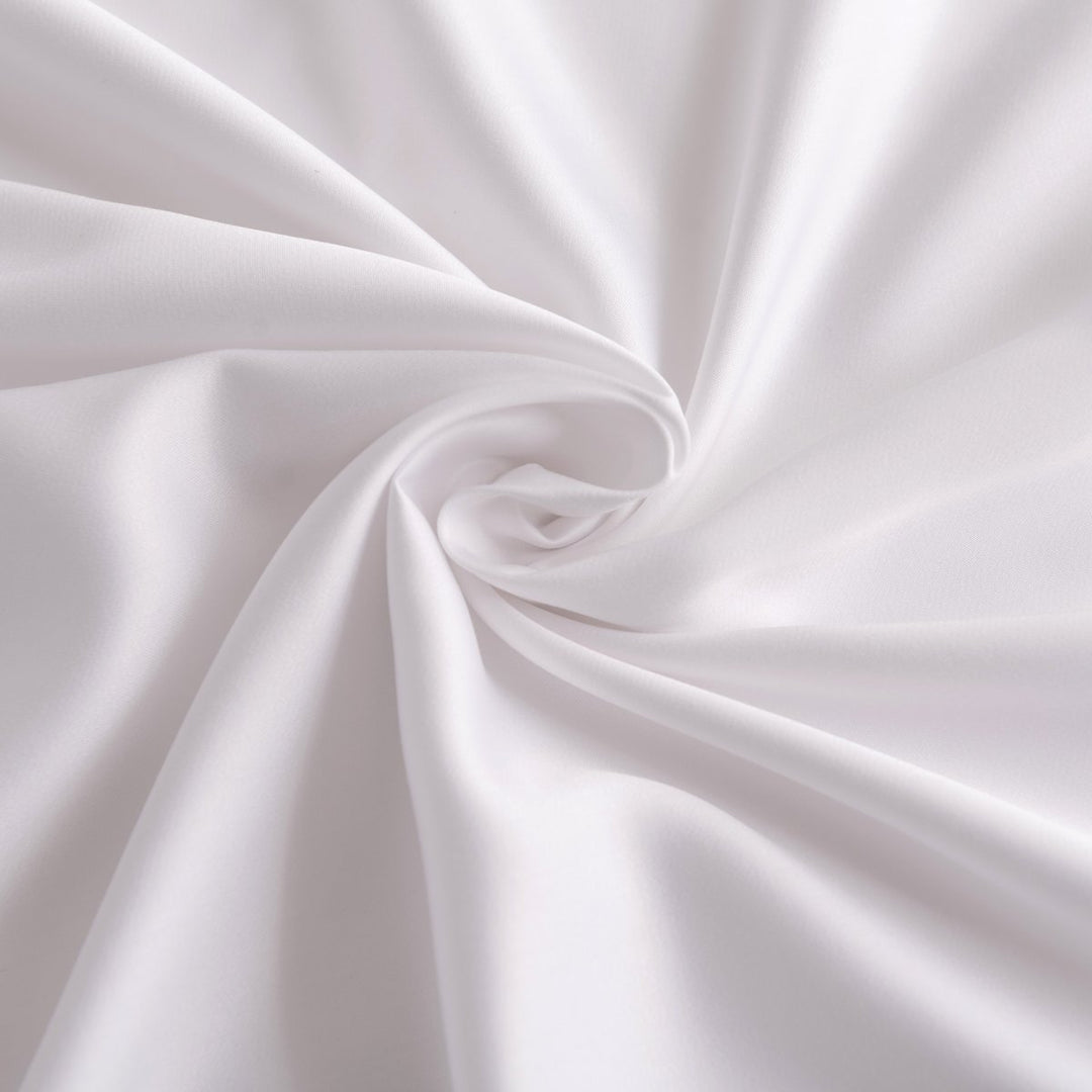 Hvidt Bambus Sengesæt 1-person - 400TC Tanboocel - Coco White