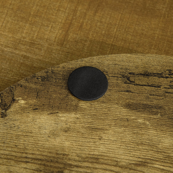 Kradsebræt med legetøj, kradsemåtte, kattelegetøj, 40 cm x 40 cm x 4,5 cm, naturlig