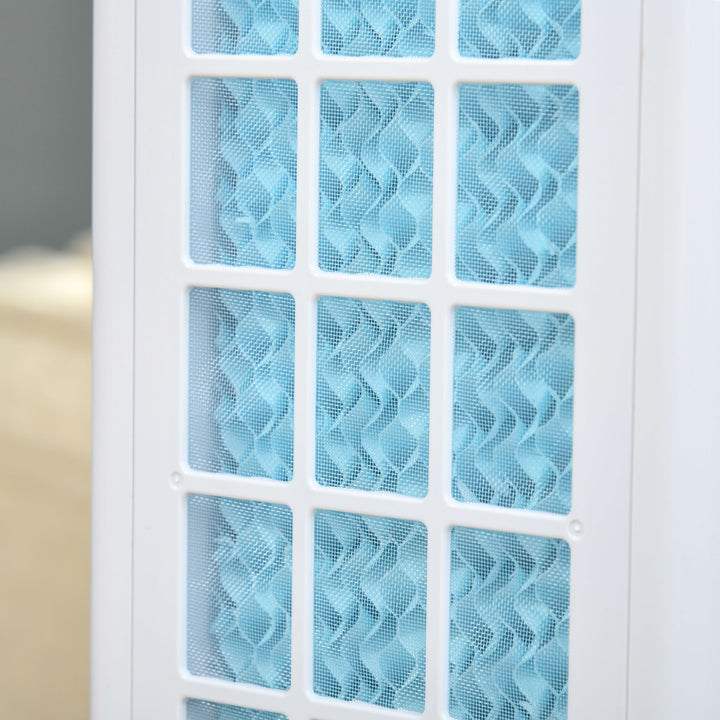 Søjleventilator, søjleformet klimaanlæg, kan drejes 52 grader, støjsvag drift, 3 driftstilstande, 3 hastigheder