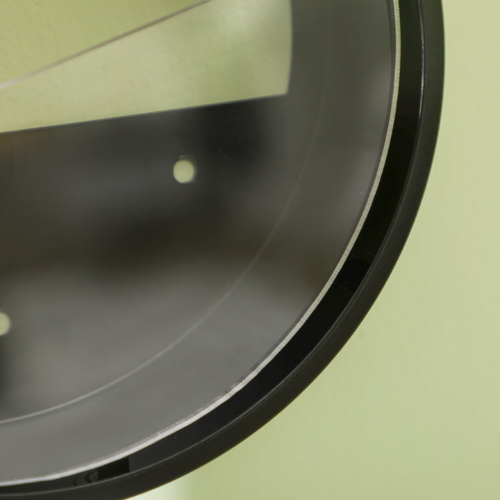 Vægplantekar, sæt med 3, stabelbare, stål+akryl, sort