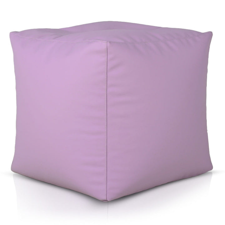 Square Cube Ottoman - Eco-leather
