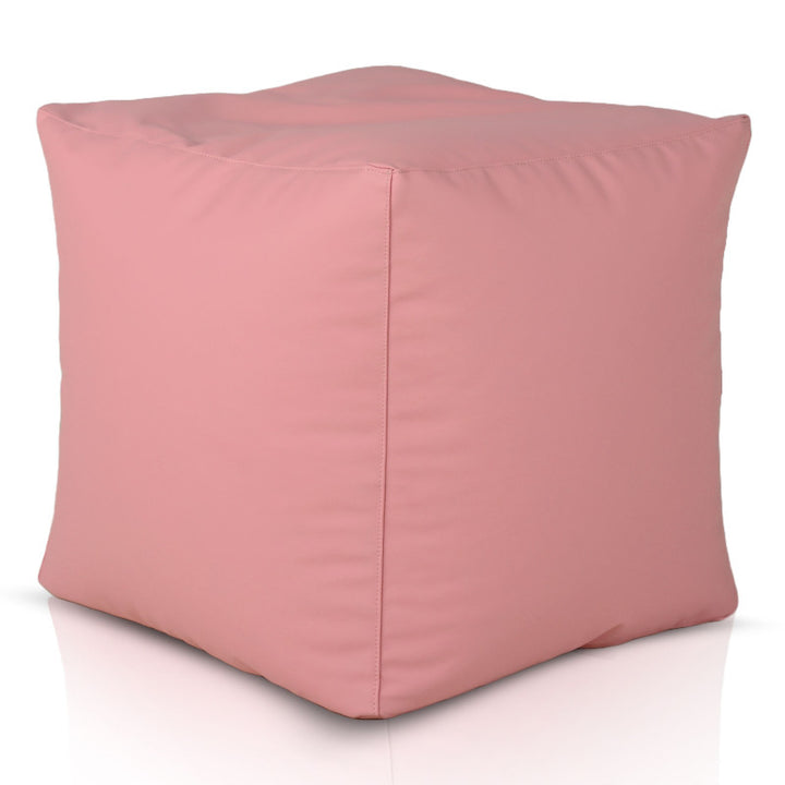 Square Cube Ottoman - Eco-leather