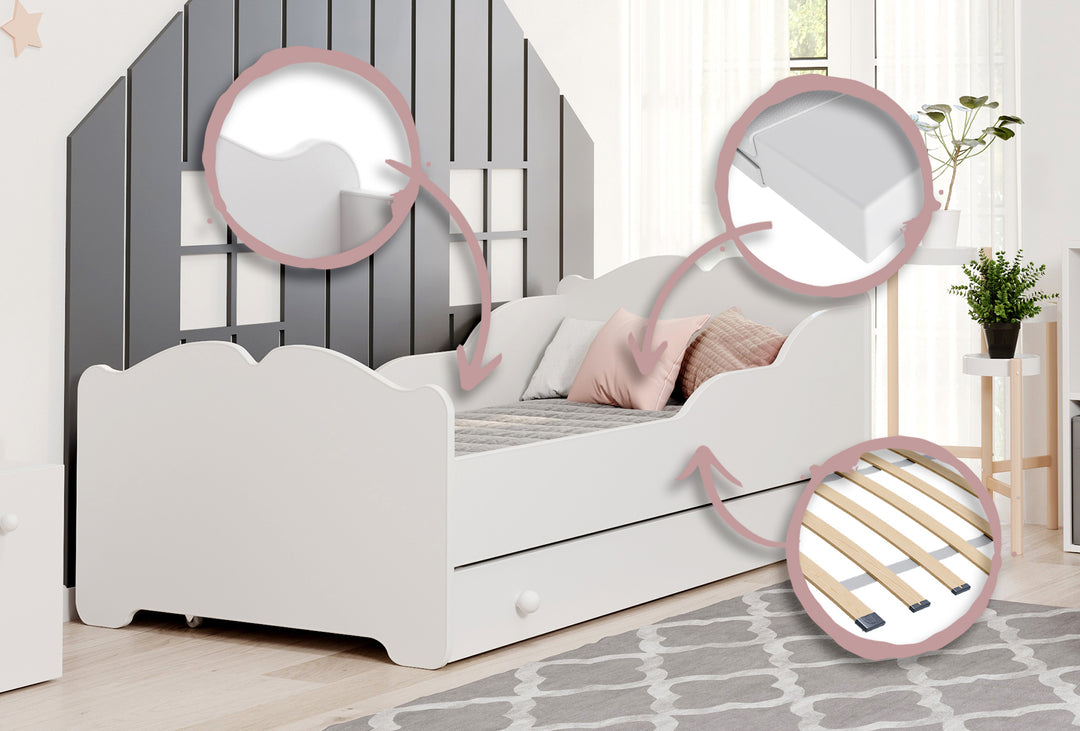 ANNA børneseng med skuffe 160x80