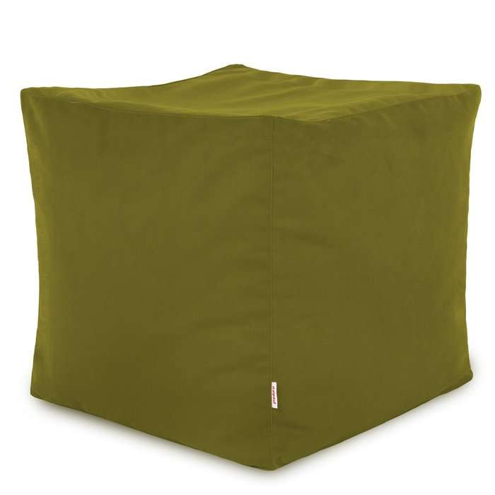 Square Cube Ottoman - Soft Velvet