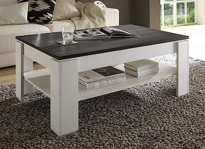 Smart living sofabord, Træmateriale, Brun, 110 x 65 x 47 cm
